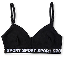 4026-02 Топ для девочки черный (BAYKAR)