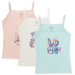 4690 Майка для девочки многоцвет (BAYKAR)