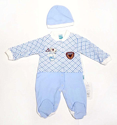 993 Комбинезон+шапочка (мишка)