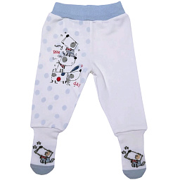 17045 Ползунки с носочком (собачки)