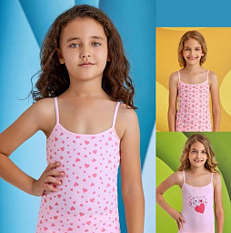 4526 Майка для девочки многоцвет (BAYKAR)