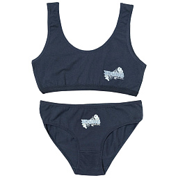 6071/5171PB17 Комплект (топ+трусы) для девочки (Donella)