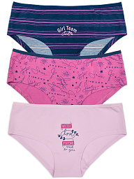7914 Трусы д/девочек многоцвет (BAYKAR)