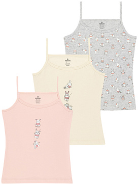 4732 Майка для девочки многоцвет (BAYKAR)