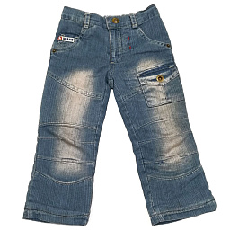 8858 Джинсы на флисе