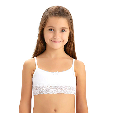 4940-01 Топ девочка белый (BAYKAR)