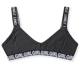 4024-23 Топ для девочки темно-серый (BAYKAR)