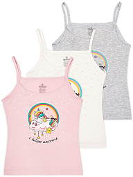 4580 Майка для девочки многоцвет (BAYKAR)
